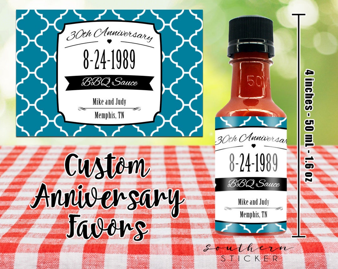 I Do BBQ Sauce Bottles & Labels Custom Barbecue Sauce Etsy