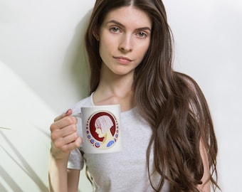 Mujer Gráfica I Art Print Mug