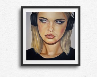 Listen Here Art Print