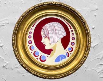 Mujer Gráfica I Art Print