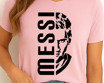 Messi Soccer Shirt for Kids - Comfortable, Lightweight Tee