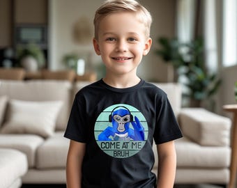 Gorilla Tag Tee: Youth Come At Me Bruh Shirt (Soft Cotton)