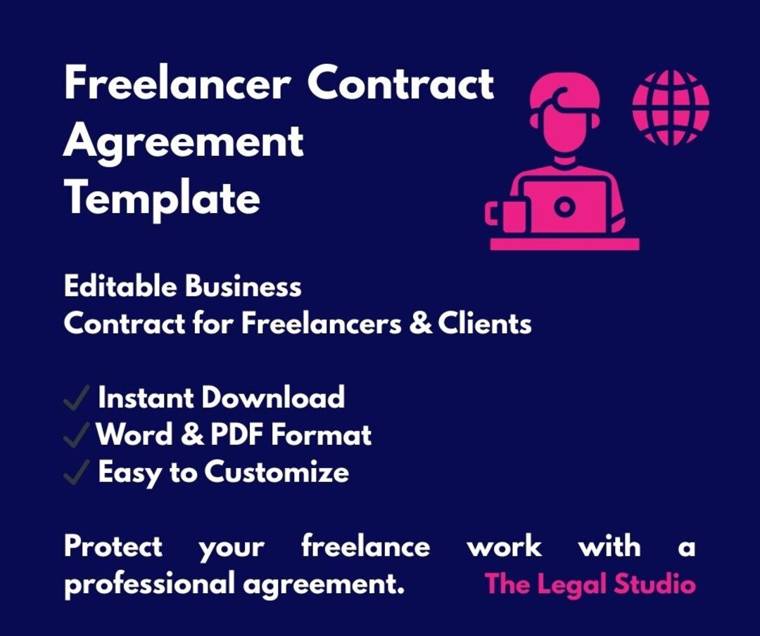 Creative Services Agreement Template | Freelancer Contract (word PDF ...