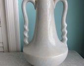 Gonder Vase, H-5 Double Handled Vase, Gonder Pottery Studio, Zanesville Ohio, Art Pottery Vase, Art Pottery Jug, Mid Century Vase, Urn