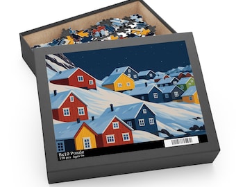 Skandinavisk snöbypussel | 500/252/120 bitar