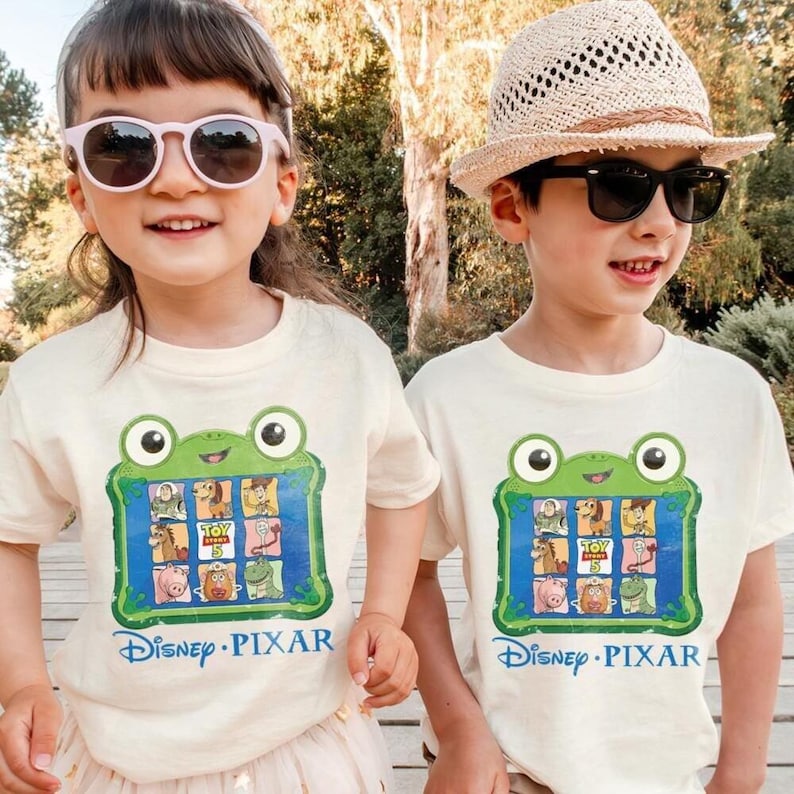 Retro Toy Story 5 Comfort Colors Shirt, Woody Buzz Lightyear Lilypad Tee, Toy Story Lilypad Shirt, Movie Tee, 2026 Shirt 画像 1