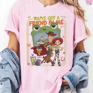 You've Got A Friend In Me Shirt, Toy Story 5 In Theaters June 19 T-Shirt, Funny Family Matching Gift, Lilypad Buzz Woody Jessie Toy Story image 1