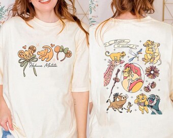 Comfort Colors Hakuna Matata Shirt ,Animal Kingdom Shirt, Disneyworld Shirt, Magic Kingdom Tee, Lion King Shirt, Disney Simba and Nala Shirt