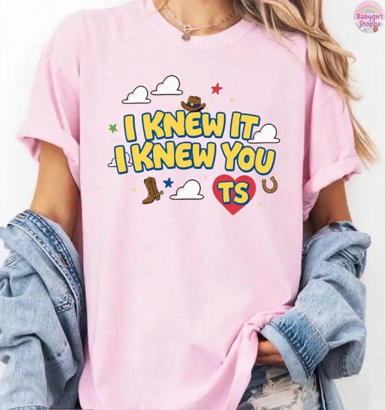 Chemise Toy Story 5 Disneyland Pixar, je le savais, je te connaissais, chemise inspirée de Toy Story 5, t-shirt inspiré je le savais que tu te connaissais image 3