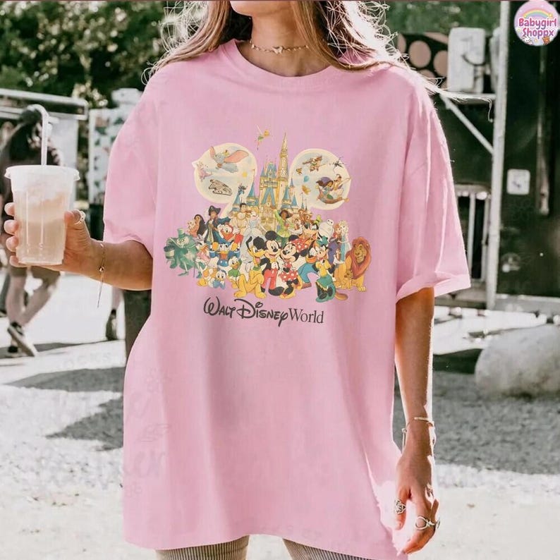 Vintage Walt DisneyWorld Storybook T-Shirt, Walt DisneyWorld Est 1971 Shirt, Disneyland Trip 2026 Tee Bild 7