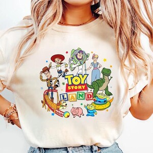 Vintage Coquette Disneyland Toy Story You've Got A Friend In Me Shirt Toy Story Characters Tee, Disneyland Trip Shirt, Family Matching Shirt image 1