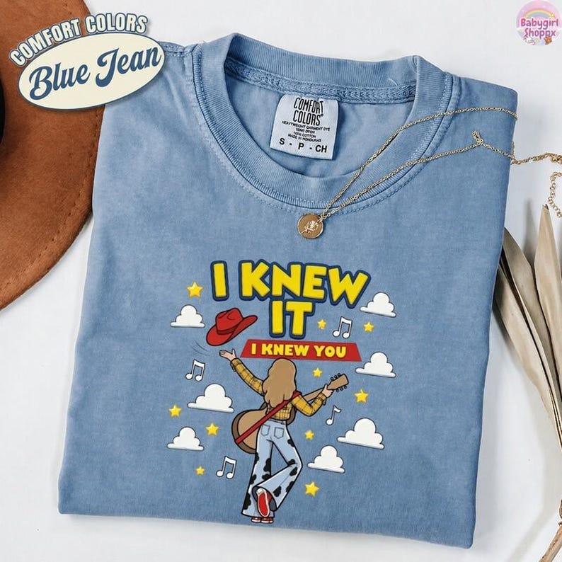 Comfort Colors I Knew It, I Knew You Toy Story 5 T-Shirt, Toy Story 13 Cloud Summer Beach Shirt, Gift For Music Fan, 2026 Tshirt image 1