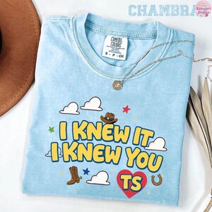 Chemise Toy Story 5 Disneyland Pixar, je le savais, je te connaissais, chemise inspirée de Toy Story 5, t-shirt inspiré je le savais que tu te connaissais image 2