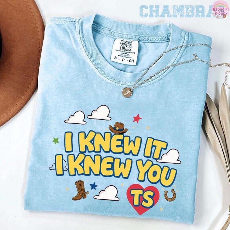 Chemise Toy Story 5 Disneyland Pixar, je le savais, je te connaissais, chemise inspirée de Toy Story 5, t-shirt inspiré je le savais que tu te connaissais image 2