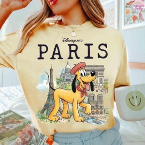 All Characters Disneyland Paris Comfort Color T-shirt, Toy Story Paris Tee, Woody Buzz Lightyear Jessie Disneyland Tee, Disneyland Paris Tee afbeelding 4