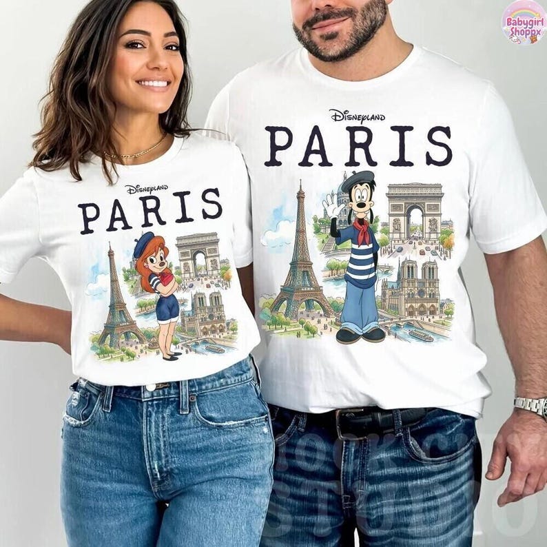 All Characters Disneyland Paris Comfort Color T-shirt, Toy Story Paris Tee, Woody Buzz Lightyear Jessie Disneyland Tee, Disneyland Paris Tee afbeelding 3