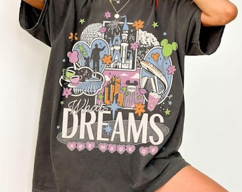 Vintage Disney What Dreams Are Made Of Shirt, WDW Magic Kingdom Shirt, Disneyland Trip, Family Vacation, Disney Family Trip Matching 2026