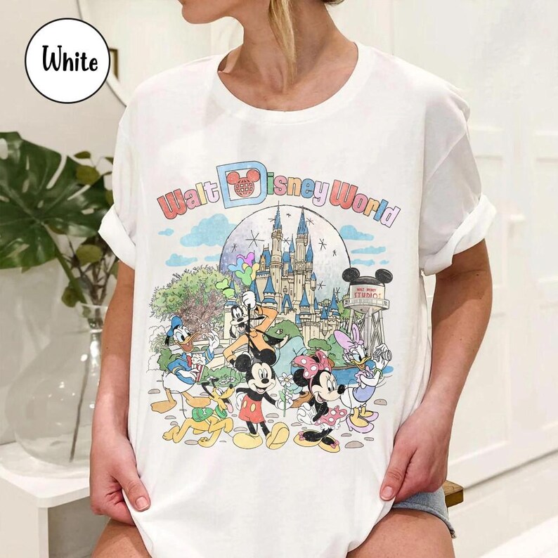 Retro Walt Disneyworld Comfort Colors Shirt, Vintage Disneyworld Shirt, Mickey And Friends Shirt, Disneyland Shirt, Disney 2026 Trip Bild 6