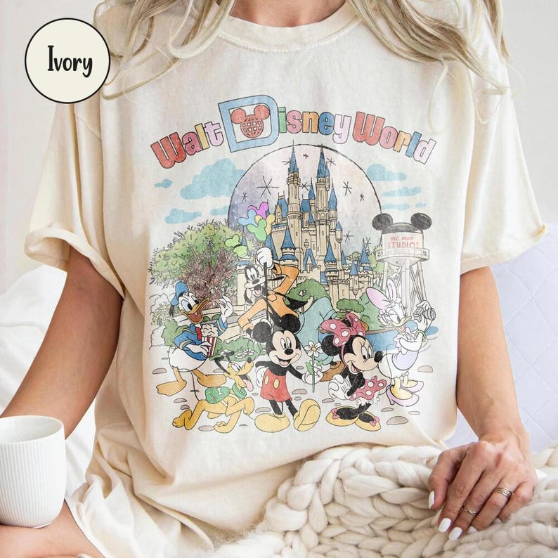 Retro Walt Disneyworld Comfort Colors Shirt, Vintage Disneyworld Shirt, Mickey And Friends Shirt, Disneyland Shirt, Disney 2026 Trip Bild 2
