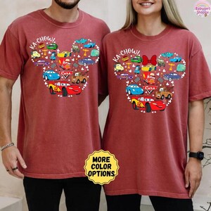 Comfort Colors Disneyland Mickey Cars Shirt, Pixar Cars shirt, Lightning McQueen and Tow Mater Tee, Disneyland Family Matching 2026 Trip Tee image 3