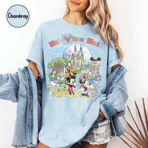 Retro Walt Disneyworld Comfort Colors Shirt, Vintage Disneyworld Shirt, Mickey And Friends Shirt, Disneyland Shirt, Disney 2026 Trip Bild 3