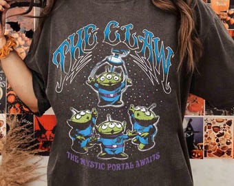 Retro Toy Story Aliens The Claw Shirt, Pizza Planet The Mystic Portal Awaits, Disneyland Pixar Fest 2026 Tee, Disneyland Resort Family Trip