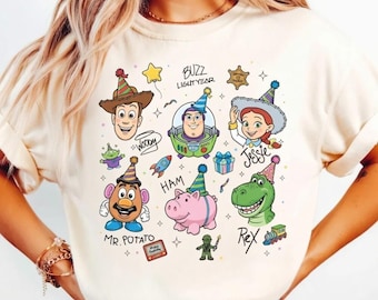 Comfort Colors Toy Story Birthday Shirt, Disney World Toy Story Tee, Family Birthday Party Shirt, Best Birthday Ever Gift Tee