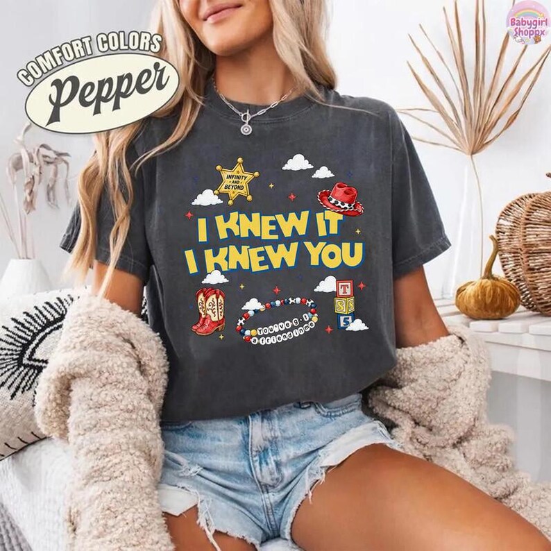 I Knew It I Knew You Were Turning 5 Shirt, Toy Story 5 Shirt, Disneyland S Toy Story 5 Birthday, Toy Story Birthday Shirt immagine 2