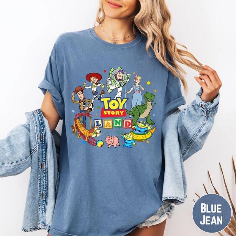 Vintage Coquette Disneyland Toy Story You've Got A Friend In Me Shirt Toy Story Characters Tee, Disneyland Trip Shirt, Family Matching Shirt image 2
