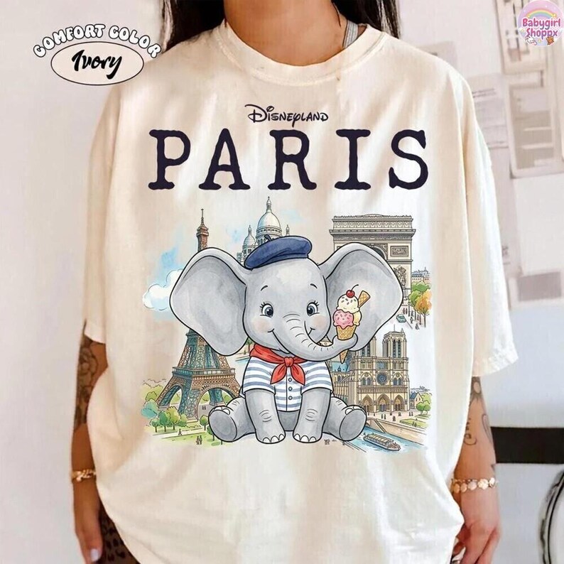 All Characters Disneyland Paris Comfort Color T-shirt, Toy Story Paris Tee, Woody Buzz Lightyear Jessie Disneyland Tee, Disneyland Paris Tee afbeelding 5