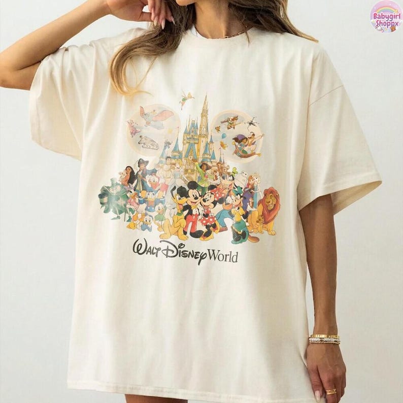 Vintage Walt DisneyWorld Storybook T-Shirt, Walt DisneyWorld Est 1971 Shirt, Disneyland Trip 2026 Tee Bild 2