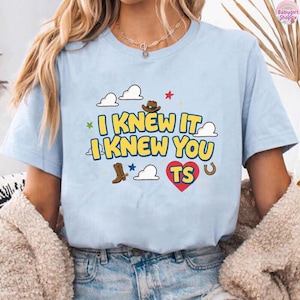 Chemise Toy Story 5 Disneyland Pixar, je le savais, je te connaissais, chemise inspirée de Toy Story 5, t-shirt inspiré je le savais que tu te connaissais image 1