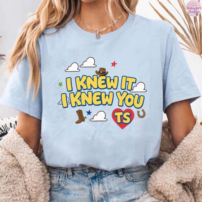 Chemise Toy Story 5 Disneyland Pixar, je le savais, je te connaissais, chemise inspirée de Toy Story 5, t-shirt inspiré je le savais que tu te connaissais image 1