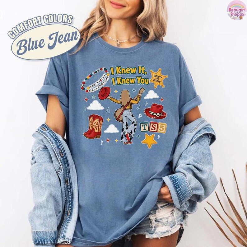 Disneyland Pixar Toy Story 5 I Knew It I Knew You Shirt, Toy Story 5 Shirt, Funny Family Matching Gift, Lilypad Buzz Woody Jessie Toy Story image 3