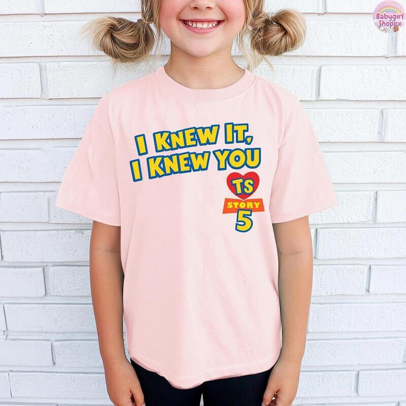 Disneyland Pixar Toy Story 5 I Knew It I Knew You Shirt, Toy Story 5 Inspired Shirt, I Knew It I Knew You Inspired Tshirt 画像 3