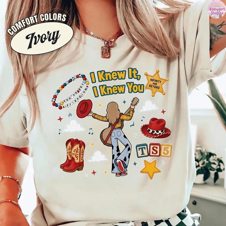 Disneyland Pixar Toy Story 5 I Knew It I Knew You Shirt, Toy Story 5 Shirt, Funny Family Matching Gift, Lilypad Buzz Woody Jessie Toy Story image 5