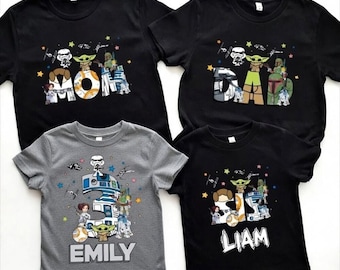StarWars Family Birthday Shirt, Birthday Boy Tee, StarWars Matching Family T-Shirt, Birthday Party Shirt