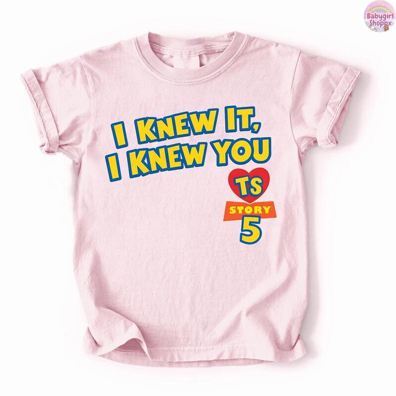 Disneyland Pixar Toy Story 5 I Knew It I Knew You Shirt, Toy Story 5 Inspired Shirt, I Knew It I Knew You Inspired Tshirt 画像 4