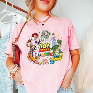 Vintage Coquette Disneyland Toy Story You've Got A Friend In Me Shirt Toy Story Characters Tee, Disneyland Trip Shirt, Family Matching Shirt image 3