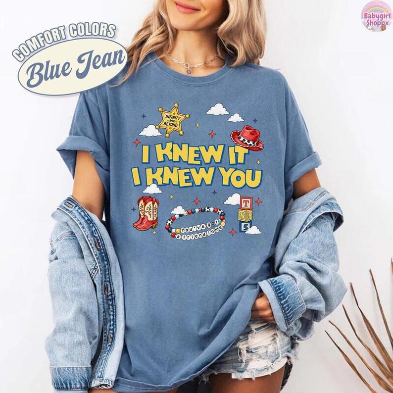 I Knew It I Knew You Were Turning 5 Shirt, Toy Story 5 Shirt, Disneyland S Toy Story 5 Birthday, Toy Story Birthday Shirt immagine 3