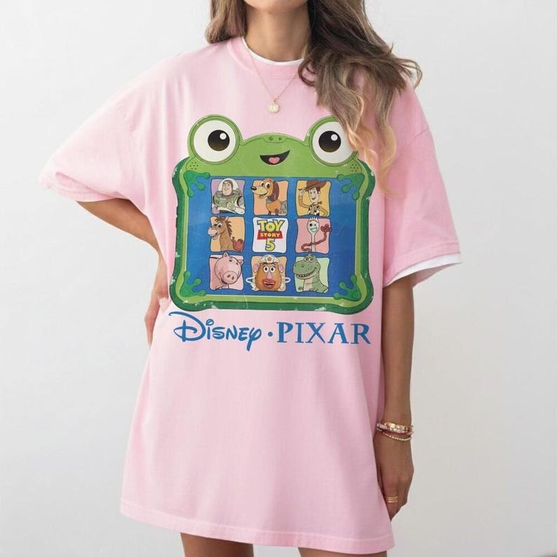 Retro Toy Story 5 Comfort Colors Shirt, Woody Buzz Lightyear Lilypad Tee, Toy Story Lilypad Shirt, Movie Tee, 2026 Shirt 画像 4