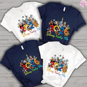 2026 Disneyland family Vacation Matching Trip Shirt Epcot Girls Disneyworld Trip shirt Cartoon Theme Park Inspired Design Custom Travel Tee image 8