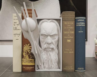 Dark Lord Book Nook – 3D Printed Spooky Bookshelf Insert