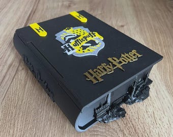 Kindness & Loyalty Inspired Yellow Book Box | Handcrafted Magical Storage Chest