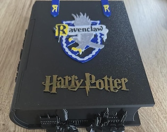 Wisdom-Inspired Magical Book Box | Elegant Handcrafted Storage Chest