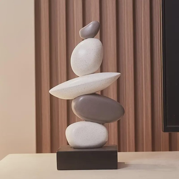 Moderne Naturstein Statue - Skulptur | Modernes Wohndekor
