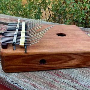 Red Cedar/Redwood Box Kalimba Lamellophone image 3