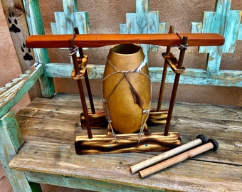 Limba Trommel mit 2 Balafonschlägel