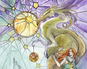 GESCHÄFTSERFOLG - 9 Fragen Tarot Legevorlage für die Selbstständigkeit