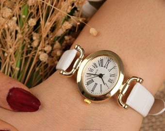 Bürgi BUR197WTR Rose Gold/stainless/floral Dial/white 